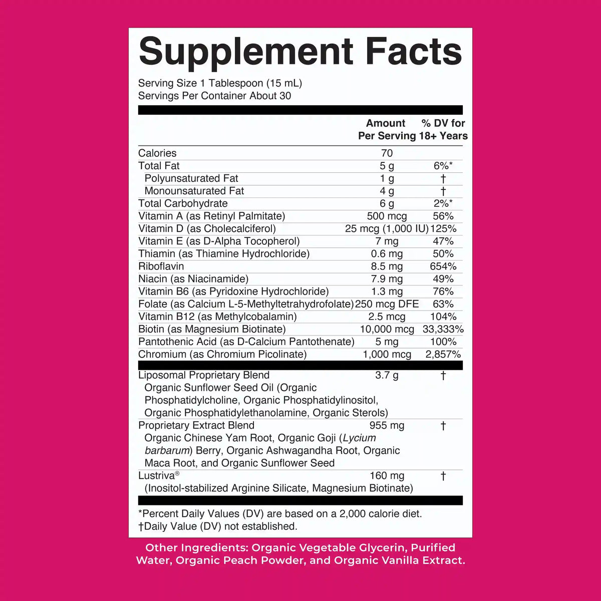 Women's Multivitamin + Hair Growth Liposomal
