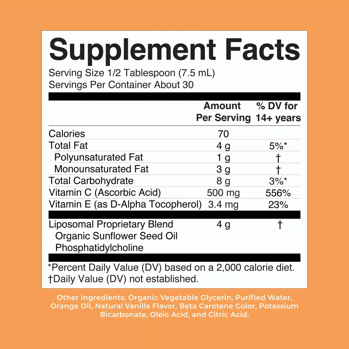 Megadose Vitamin C Liposomal