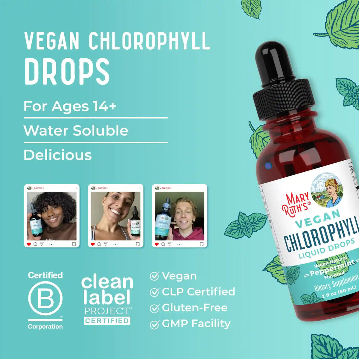 Vegan Liquid Chlorophyll Drops