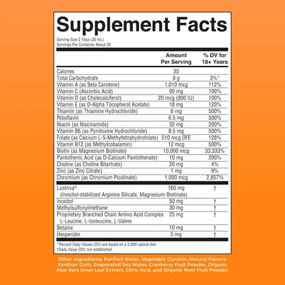 Liquid Morning Multivitamin + Hair Growth