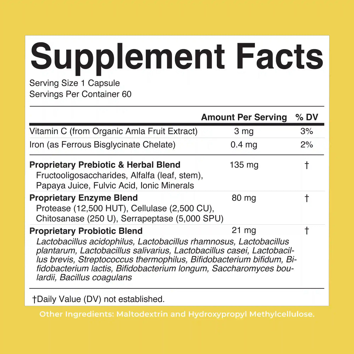 Gut Flora Health+ Enzymes