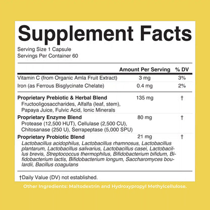 Gut Flora Health+ Enzymes