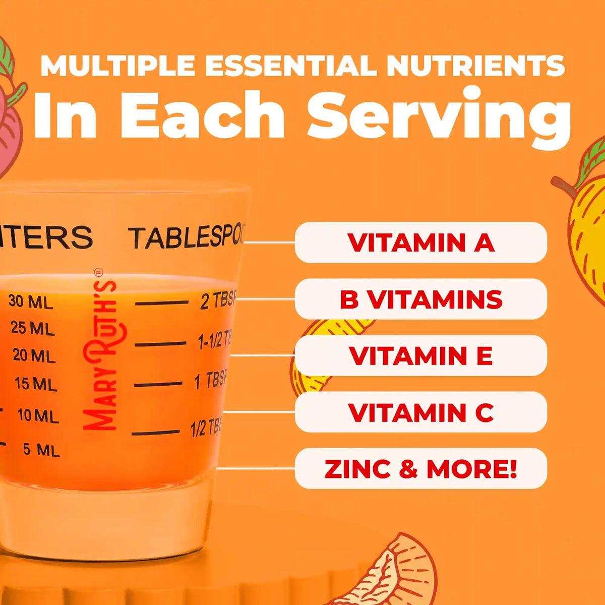 Liquid Morning Multivitamin + Hair Growth (2-Pack)