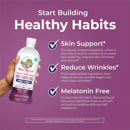 Liquid Nighttime Multimineral + Skin Renew