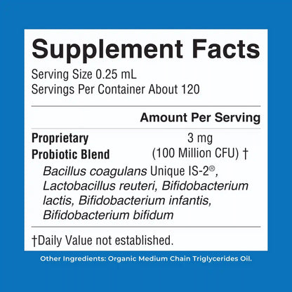 Organic Infant Liquid Probiotic