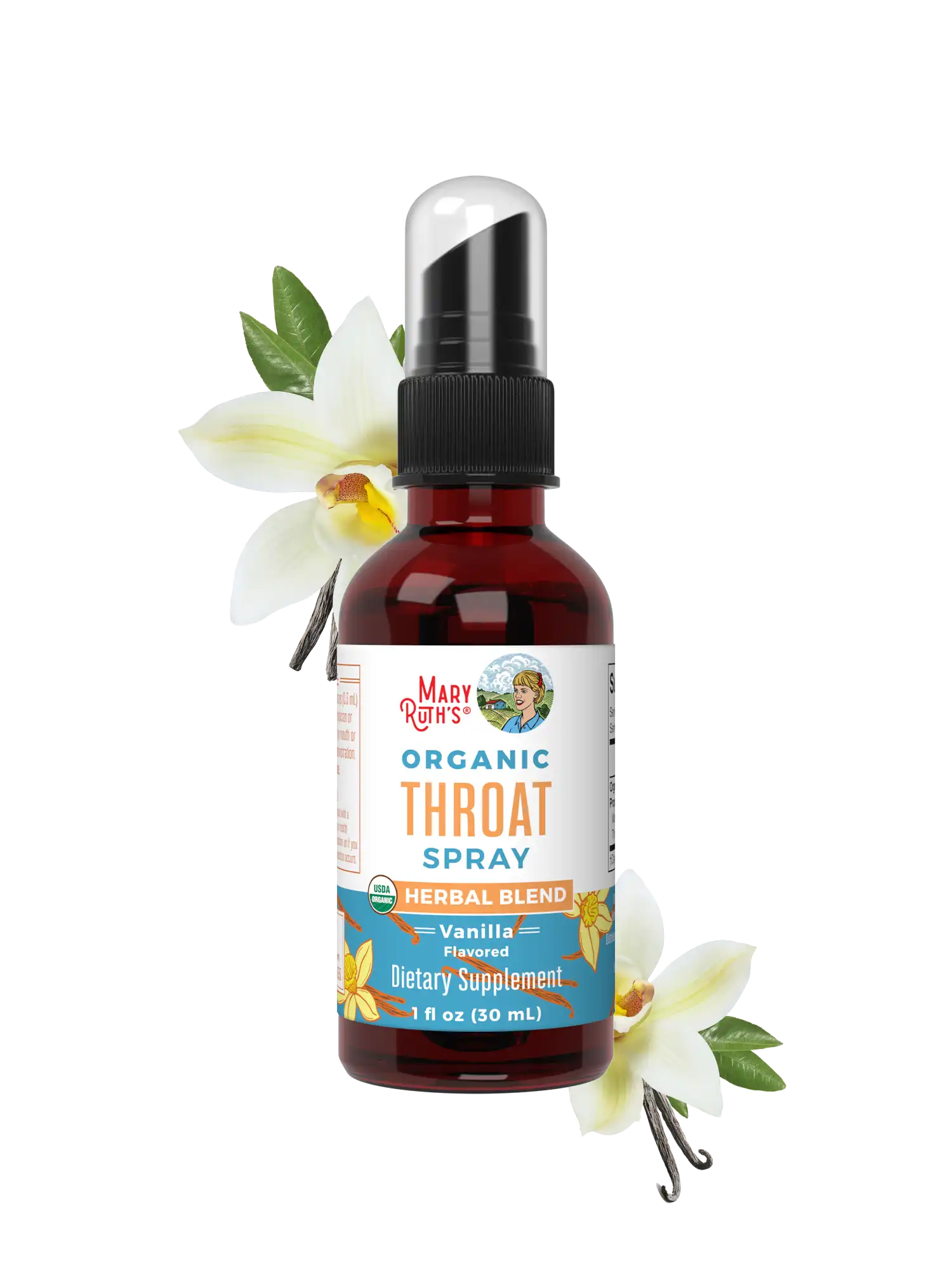 Organic Throat Spray (Vanilla)