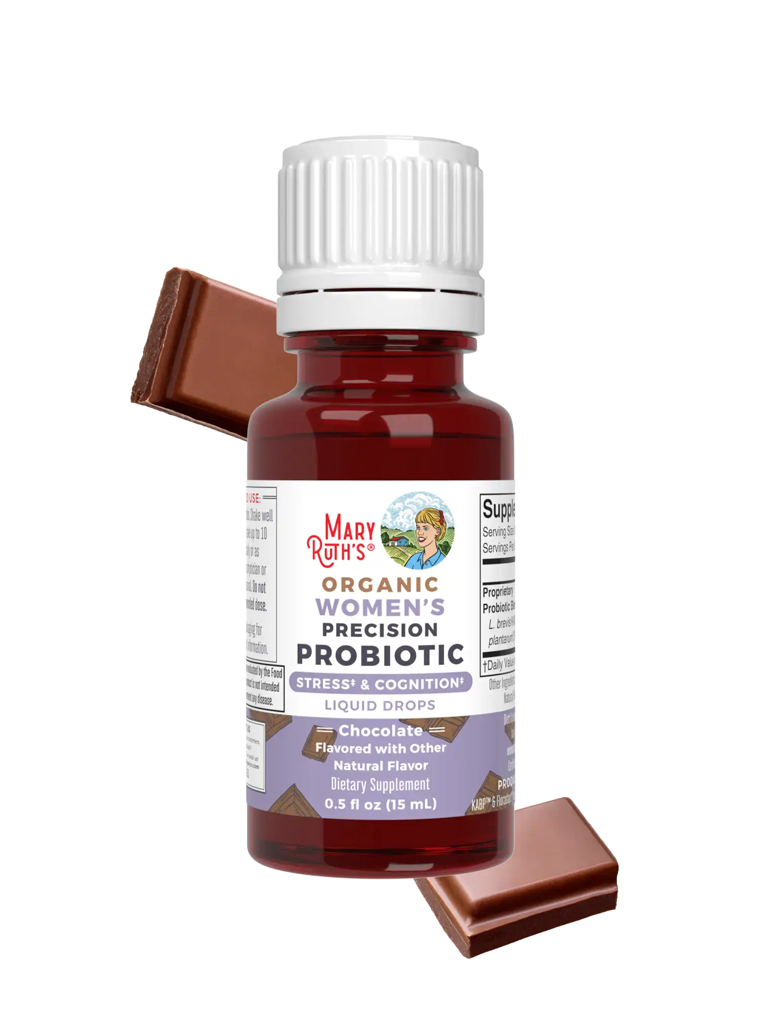 Organic Women's Precision Probiotic Stress & Cognition Liquid Drops