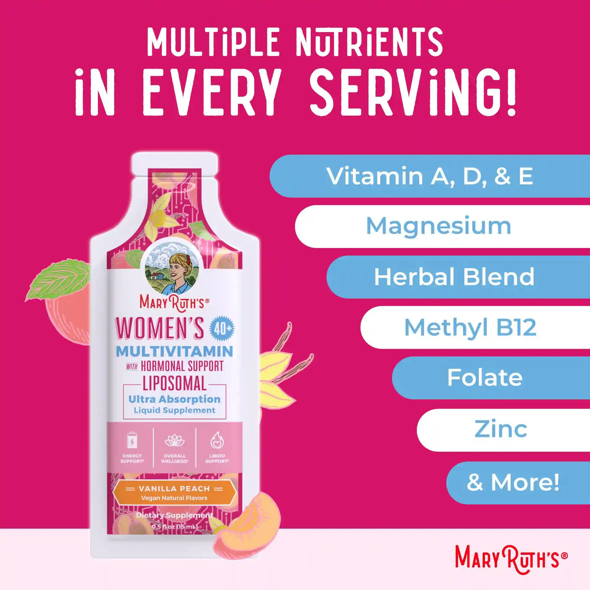 Women's 40+ Multivitamin Liposomal Pouches
