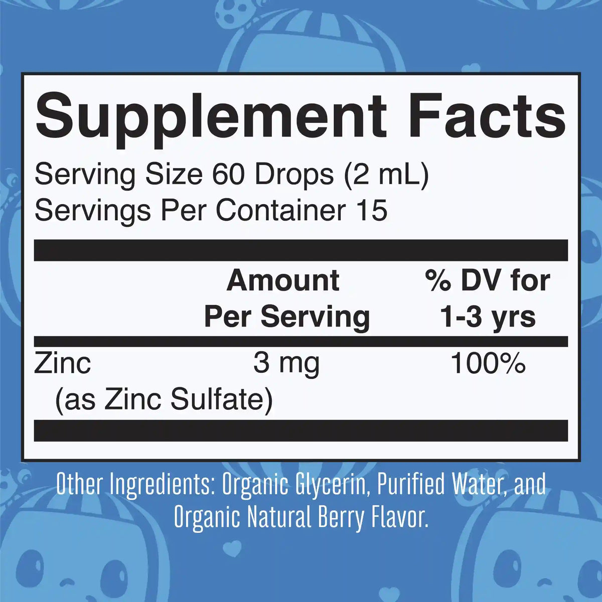 CoComelon Organic Toddler Zinc Liquid Drops