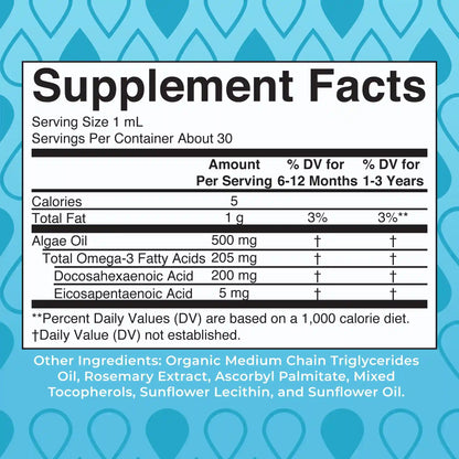 Infant & Toddler Omega-3 Liquid Drops
