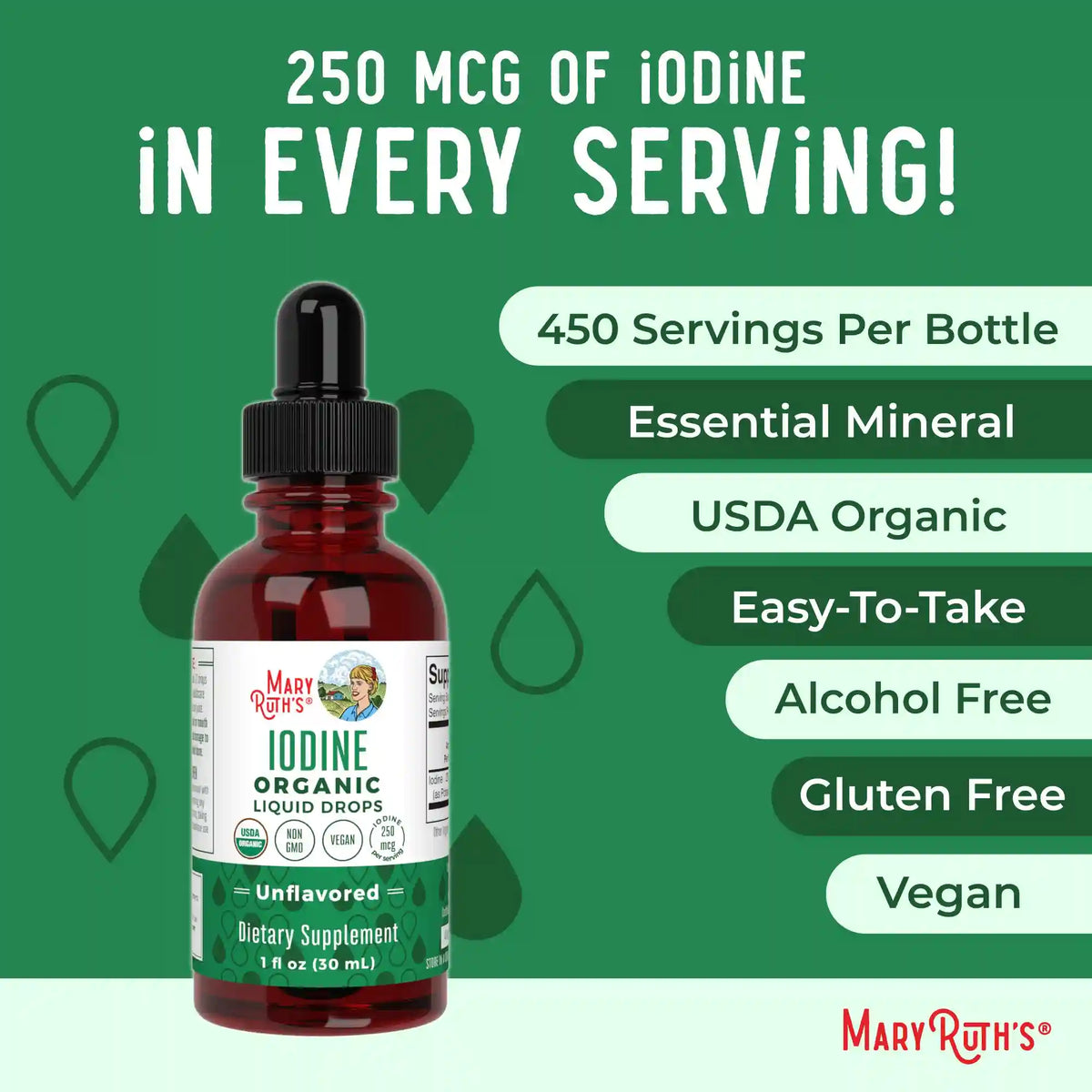 Iodine Liquid Drops