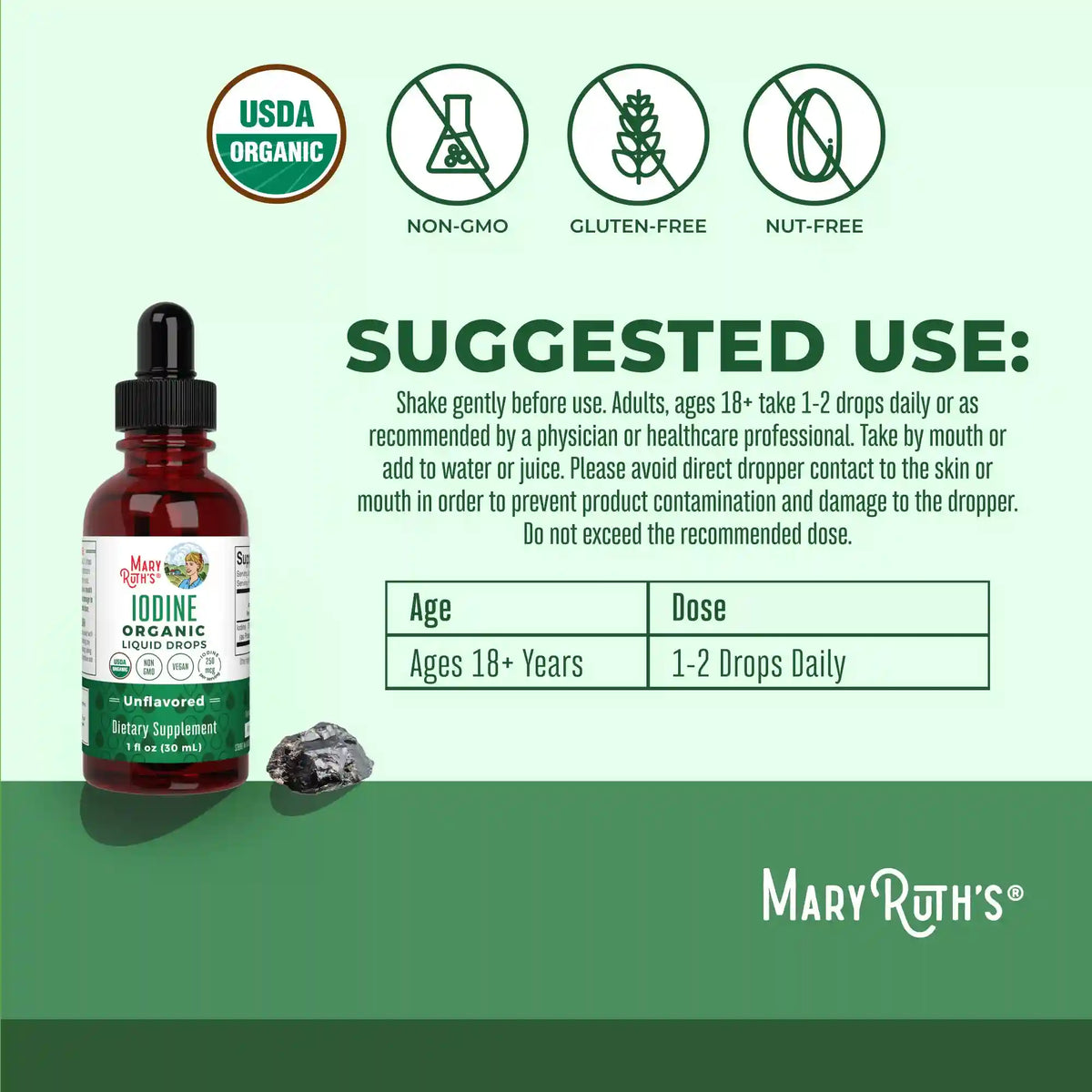 Iodine Liquid Drops