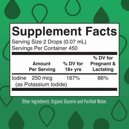 Iodine Liquid Drops