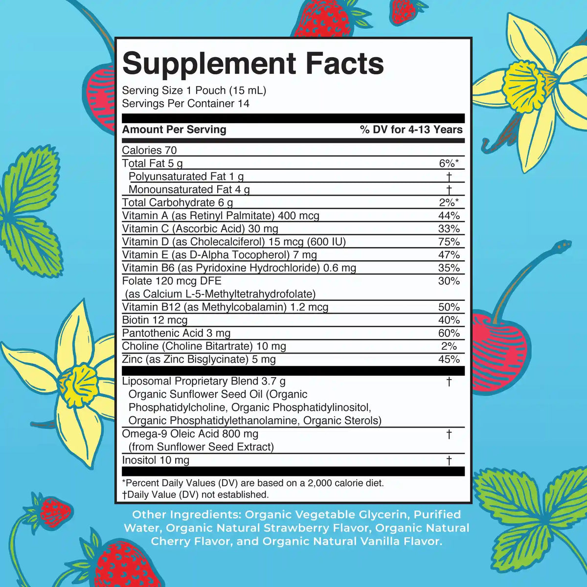 Kids Multivitamin Liposomal Pouches