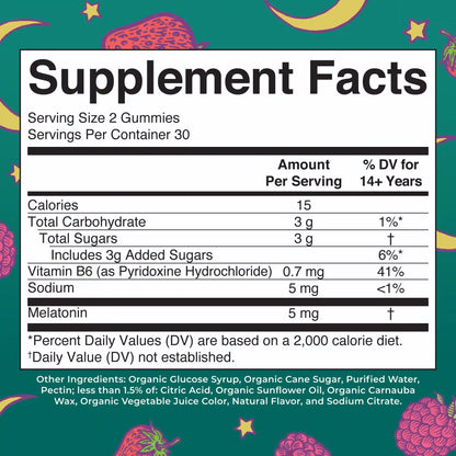 Melatonin Sleep Gummies (Berries)
