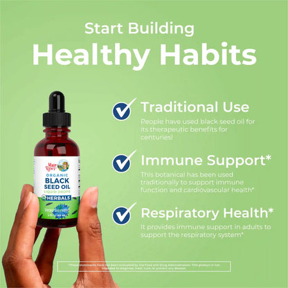 Organic Black Seed Oil Liquid Drops