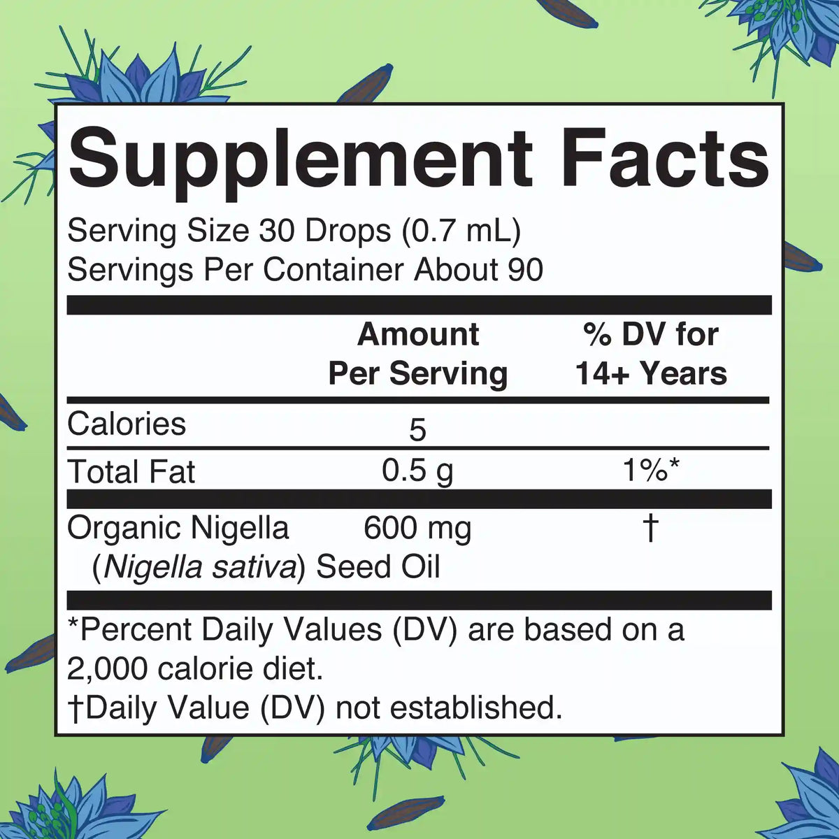 Organic Black Seed Oil Liquid Drops