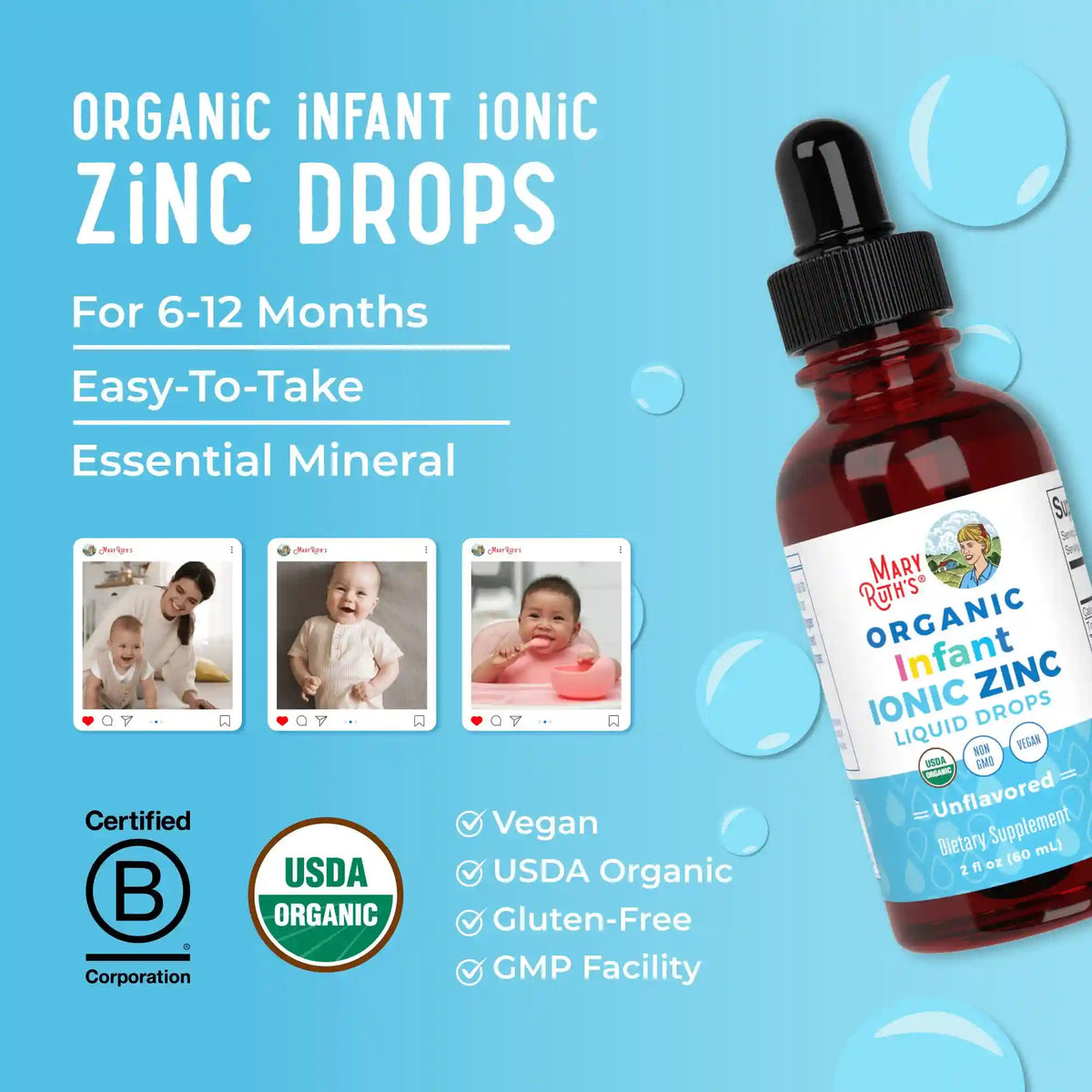 Organic Infant Liquid Zinc