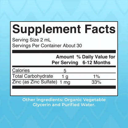 Organic Infant Liquid Zinc