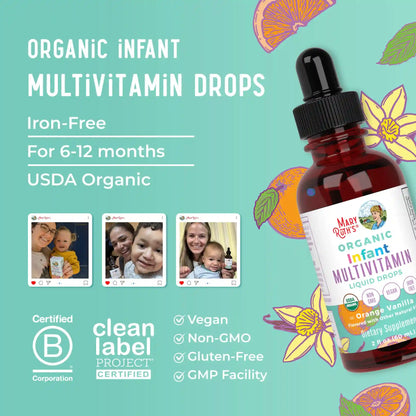Organic Infant Multivitamin Liquid Drops