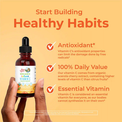 Organic Infants Vitamin C Liquid Drops