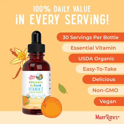 Organic Infants Vitamin C Liquid Drops