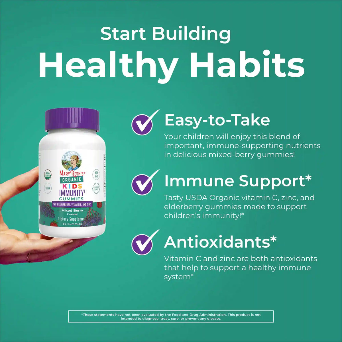 Organic Kids Immunity Gummies