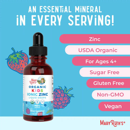 Organic Kids Ionic Zinc Liquid Drops