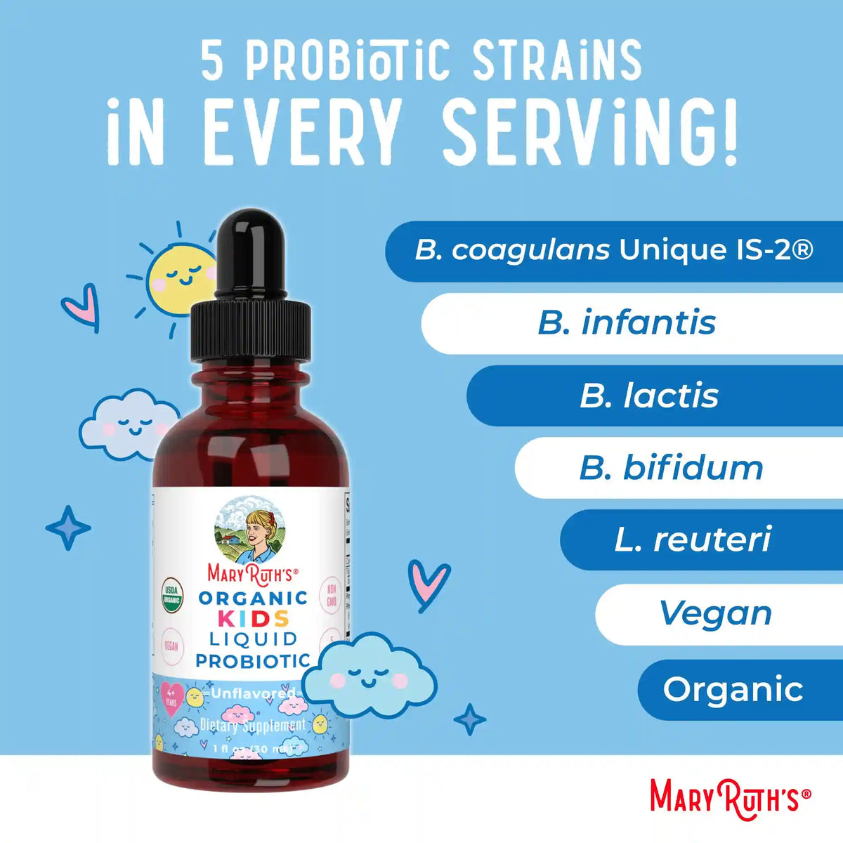 Organic Kids Liquid Probiotic