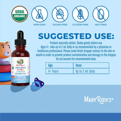 Organic Kids Liquid Probiotic