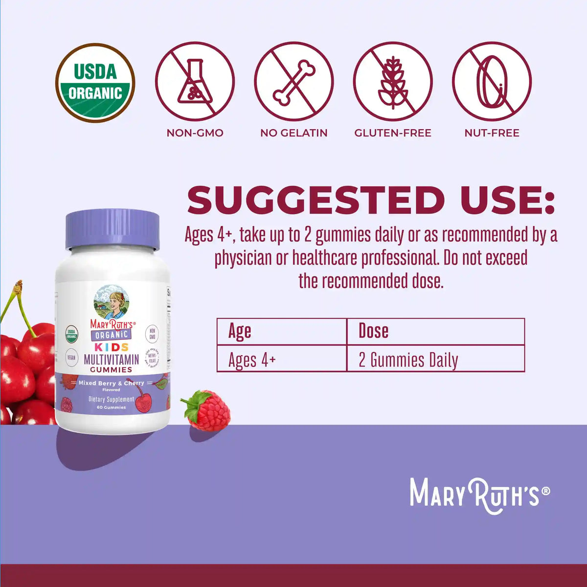 Organic Kids Multivitamin Gummies