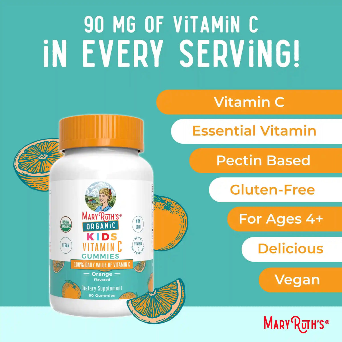 Organic Kids Vitamin C Gummies