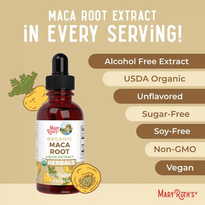 Organic Maca Root Liquid Drops