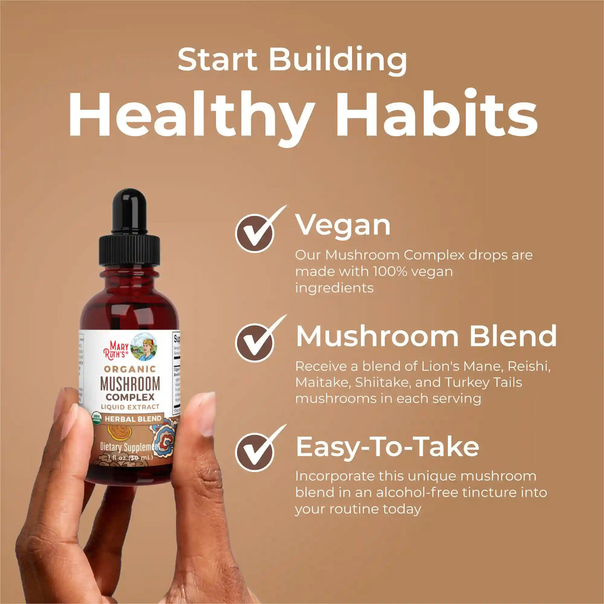 Organic Mushroom Complex Liquid Drops