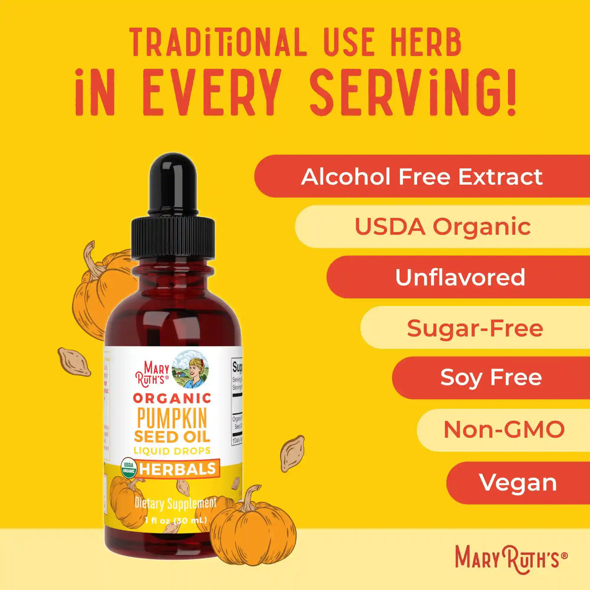 Organic Pumpkin Seed Oil Liquid Drops