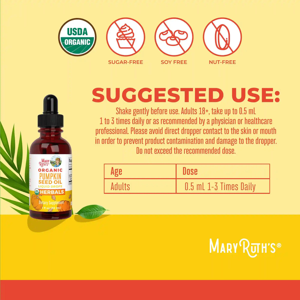 Organic Pumpkin Seed Oil Liquid Drops