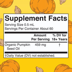 Organic Pumpkin Seed Oil Liquid Drops