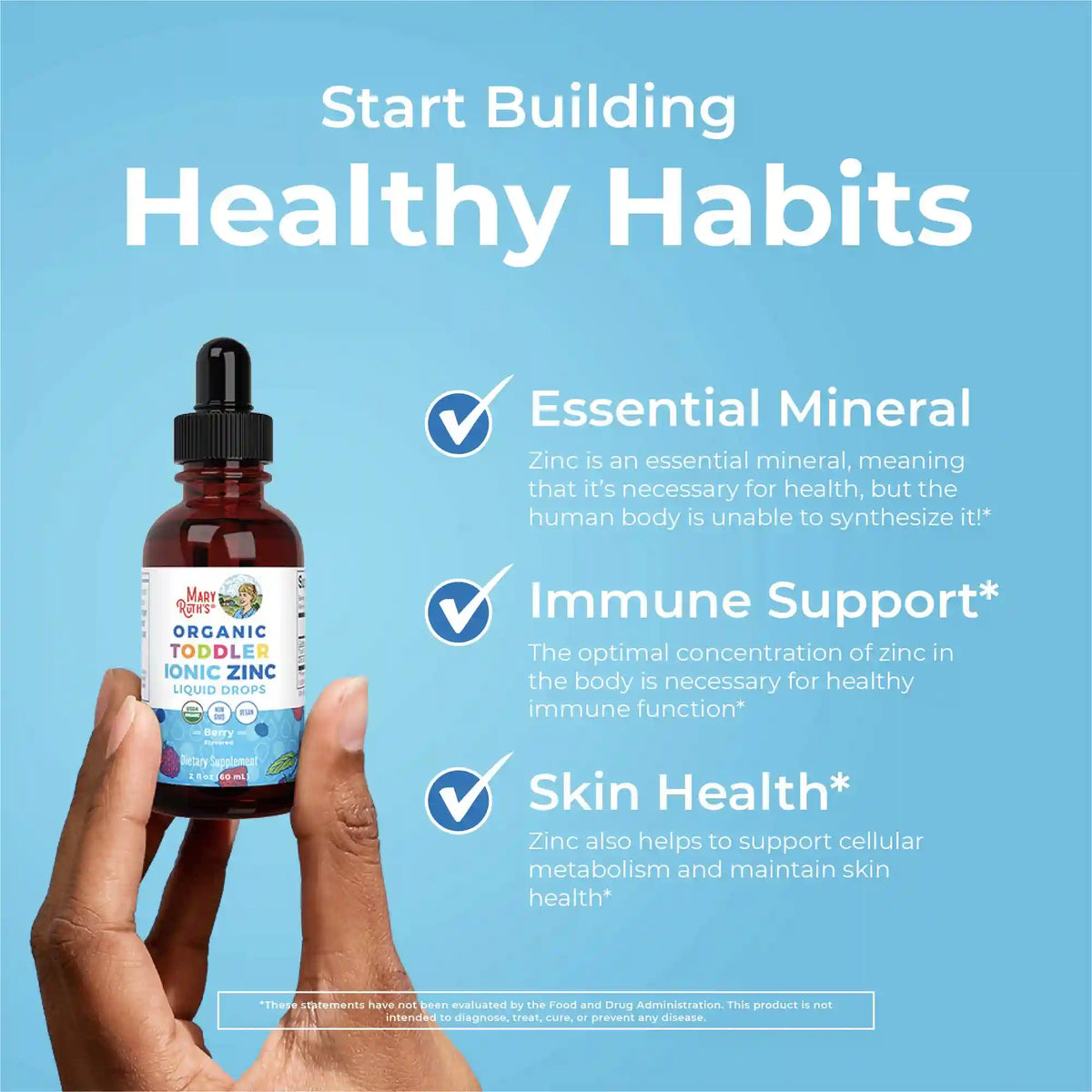 Organic Toddler Ionic Zinc Liquid Drops