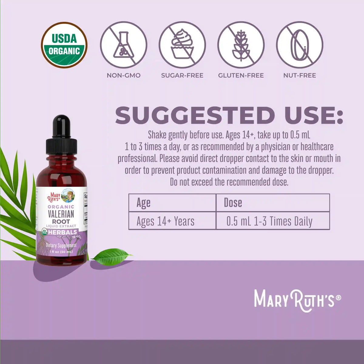 Organic Valerian Root Liquid Drops