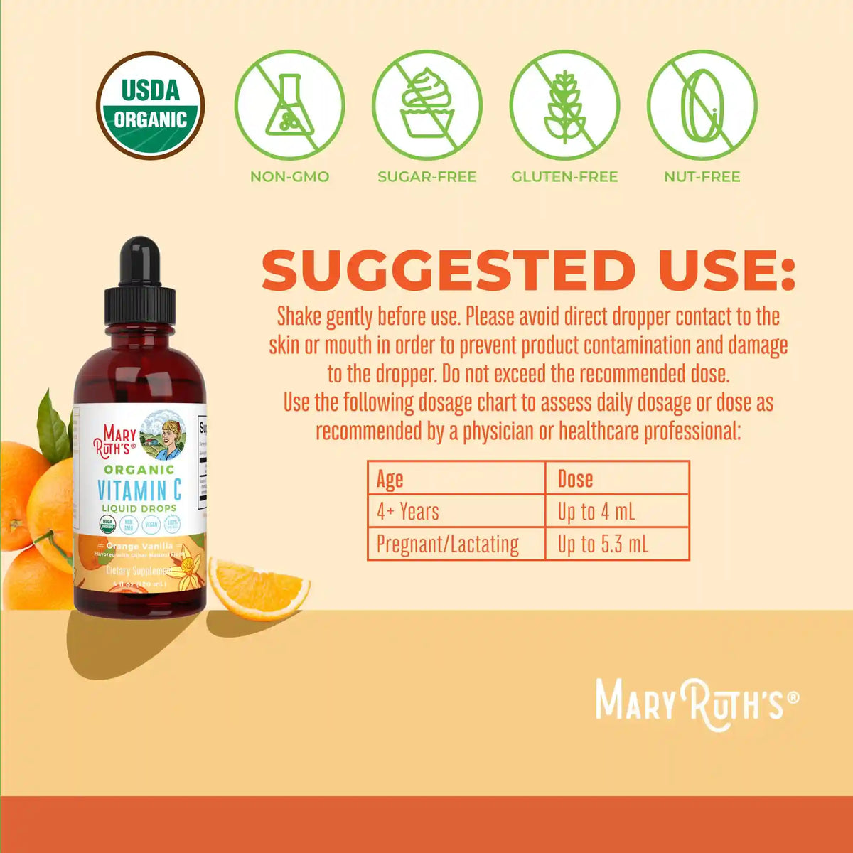 Organic Vitamin C Liquid Drops