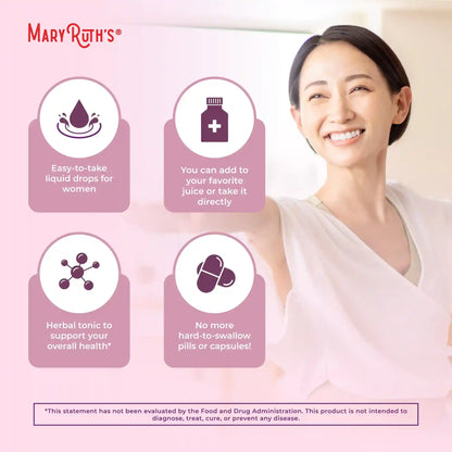 Organic Women's Wellness & Menstrual Support Liquid Drops