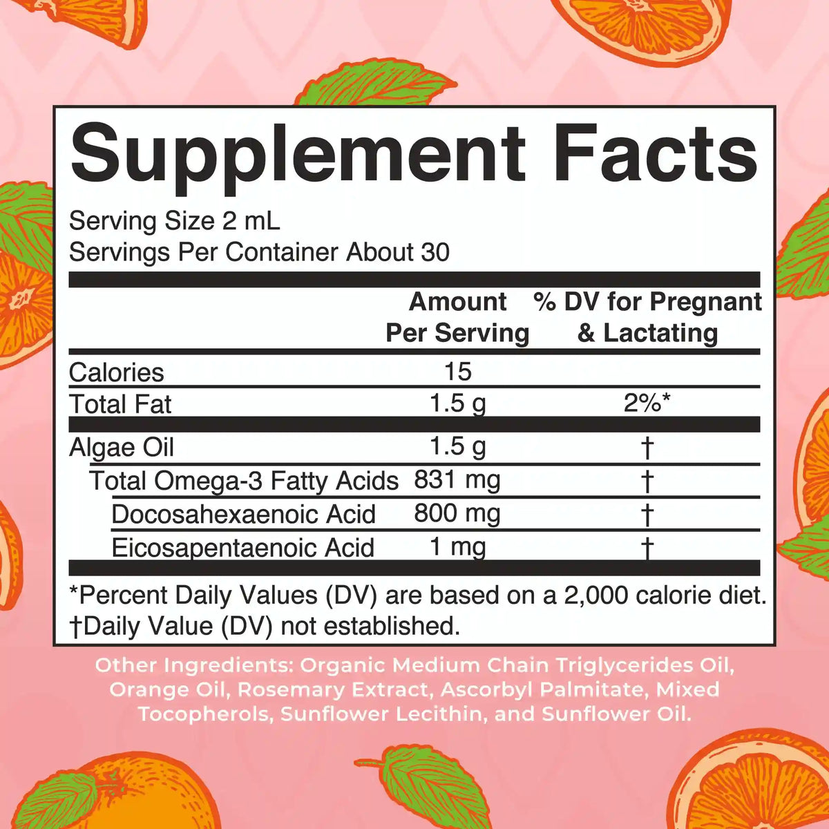 Prenatal & Postnatal Omega-3 Liquid Drops