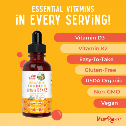 Toddler Vitamin D3+K2 Liquid Drops