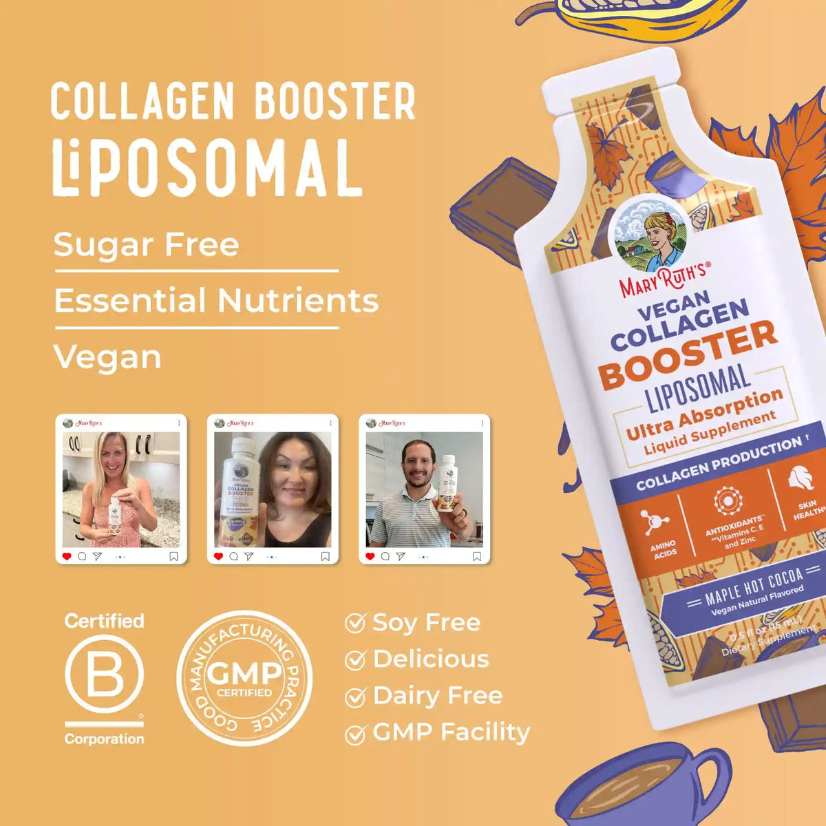 Vegan Collagen Booster Liposomal Pouches