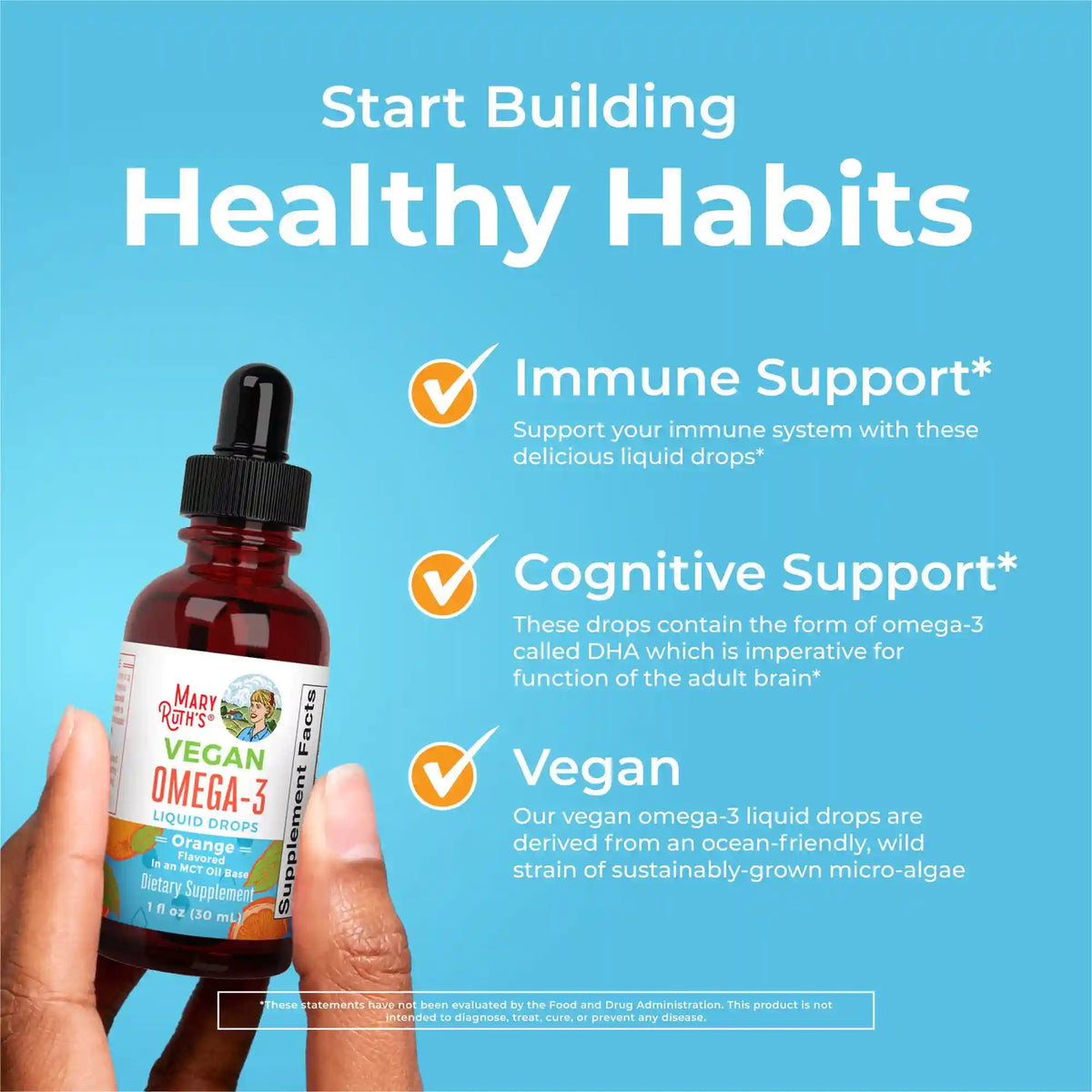 Vegan Omega-3 Liquid Drops