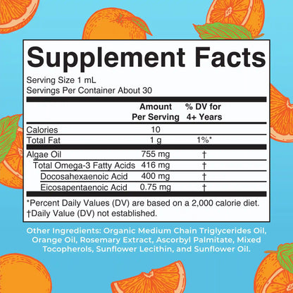 Vegan Omega-3 Liquid Drops