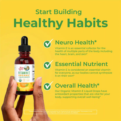 Vitamin E Organic Liquid Drops