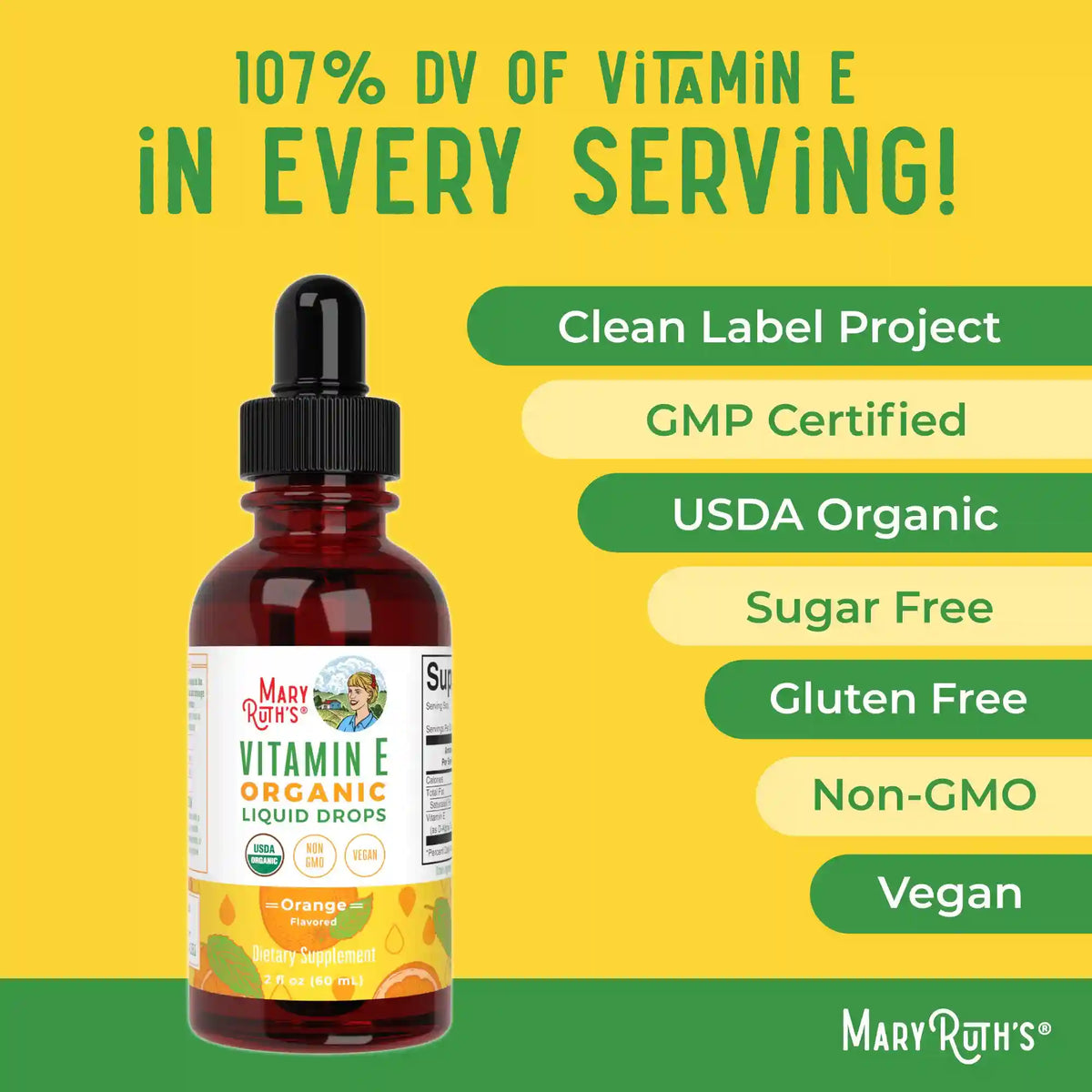Vitamin E Organic Liquid Drops