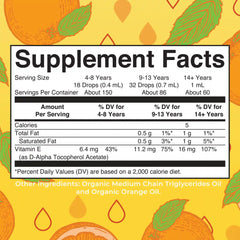Vitamin E Organic Liquid Drops